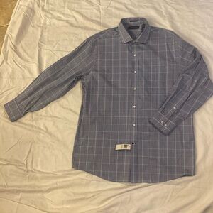 Tommy Hilfiger dress shirt -red, white and blue plaid